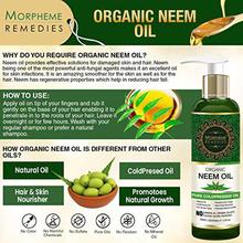 Morpheme Remedies Organic Neem Cold Pressed Oil, 120ml