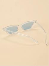 Transparent Frame Cat Eye Sunglasses