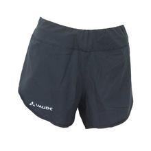 Black Polyester Semi Stretchable Shorts For Men