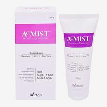Acmist Moisturizing Cream Gel With Squalence Vitamin E and Aloe Vera By Brinton 50 g