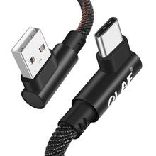 2m USB Type C 90 Degree Fast Charging usb c cable Type-c