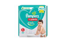 Pampers Diapers Pants - Large (20 Count)