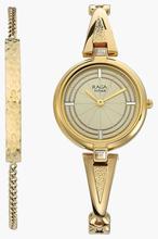 Titan Raga Espana Champagne Dial Analog Watch For Women 2581YM01