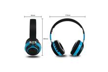 PTron Kicks Bluetooth Headset Wireless Stereo Headphone With Mic For All Smartphones (Blue)