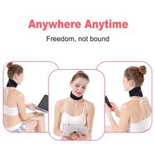 1piece Self-heating Tourmaline Neck Magnetic Therapy Support Tourmaline Belt Wrap Brace Pain Relief Neck Massager Products