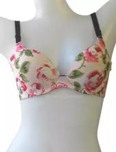 Underwire Floral Runner Print Bra with Multi-Way Straps