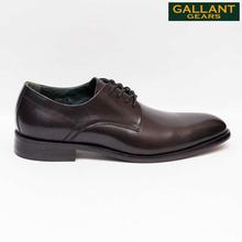 Gallant Gears Black Leather Lace Up Formal Shoes For Men - (MJDP30-1)