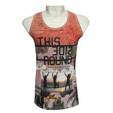 Multi Color Abstract Printed Tank Top For Men