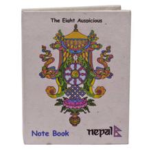 Multicolored The Eight Auspicious Art Design Lokta Paper Notebook