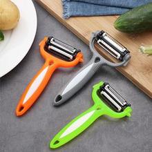 KONCO Fruit Vegetable Peeler, Stainless Steel Peeler 360 Degree Rotary