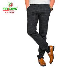 Virjeans Stretchable Cotton Check Chinos Pant for Men (VJC 713) Back