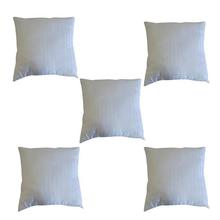 White Plain Cushion Set - 5 Pcs