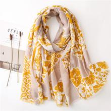 Korean Style Sun Protection Premium Printed Scarves For