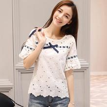 SALE- 2018 new summer fashion women tops blouse shirt lace