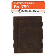 Brown Magic Two Piece Leather Wallet For Men