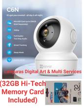 Hikvision Ezviz 2MP 1080p C6N internet PT CCTV Camera with Sd Card Supported (32GB Hi-Tech Memory Card Included)