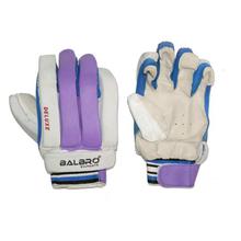 Barlbro Cricket Batting Gloves - Purple/Blue/White