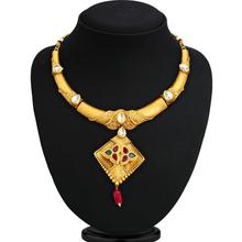 Sukkhi Cluster Gold Plated Necklace Set For Women