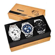 Espoir Combo of 3 Analogue Multicolor Dial Mens