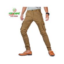 Virjeans Cotton Twill Stretchable (Cargo) Box Joggers Pant (VJC 705)