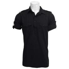 Black Half Sleeve Shirt For Men