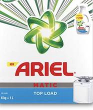 Ariel Complete Semi-Auto & Hand Wash 6kg With Free 1 Lt Liquid