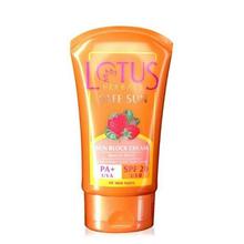 Lotus Herbals Safe Sun Block Cream Spf 20 (100gm)