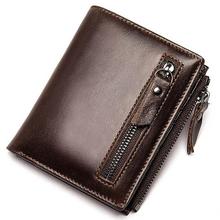 WESTAL Men's Wallet Genuine Leather Purse Wallet Male