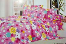 Flower Pattern Pink Small Cotton Bedsheet