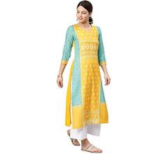 Vaamsi Women's Crepe a-line Kurta