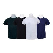 Pack of 4 Round Neck Plain Tshirt For Men