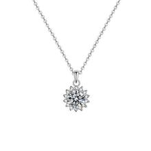 Sterling silver necklace _ Wanying sun pendant s925 sterling