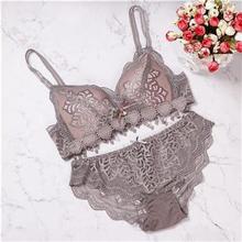 2018 newest style bra set push up lingerie sexy set women