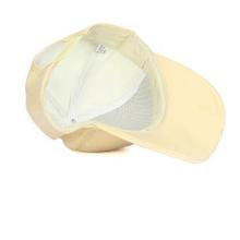Cream Plain Synthetic Casual Cap For Men