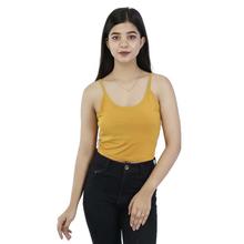 Solid Cami Crop Top For Women