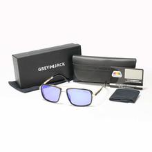 GREY JACK Winter SQ.Lake Blue Stylish Polarized Wayfarer Sunglasses (Unisex)