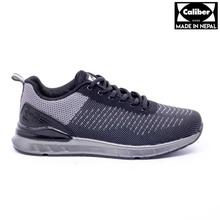 Caliber Shoes Black/Grey  Ultralight Sport Shoes For Men - ( 580.2 )