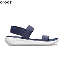 Crocs Navy / White  LiteRide Flip Flop For Women -  205106 - 462