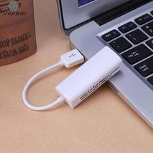 USB 2.0 to RJ45 Wired LAN Ethernet Network Adapter 100Mbps For Apple Macbook Air And Other Windows USB Male To Female Network Cards