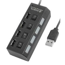 Aafno Pasal 4 Port USB 2.0 Hub - Black