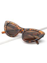 Leopard Pattern Cat Eye Sunglasses