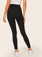 Colorblock Wide Waistband Leggings