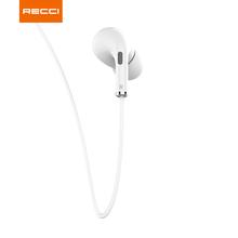 Recci L16 Aux Headphones/Earbuds 3.5mm Wired Headphones Noise Isolating with Built-in Microphone & Volume Control with/ MP3