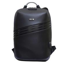 Black Solid Designed Laptop Backpack - Unisex