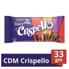 Cadbury Dairy Milk Crispello Chocolate Bar, 33g - (Pack of 5)