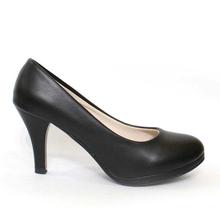 Black Slip-On Pumps For Women