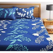 Teyja Collections Soft & Skin Friendly Beautifully Design Printed Double Bedsheet with 2 Pillow Covers