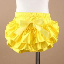 Baby Girl Ruffle Bloomers Diaper Covers Baby Shorts Satin Panties