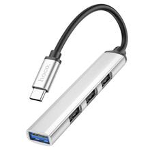 Hoco Hb26 4 In 1 Adapter(Type-C To Usb3.0+Usb2.0*3)