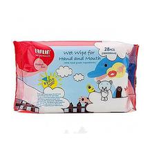 Farlin Baby Wet Wipes for Hand and Mouth 28Pcs (DT-009) Pack of 3